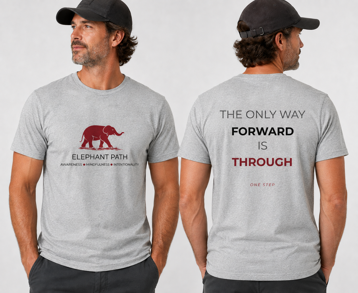 The Only Way Forward Is Through — One Step T-Shirt